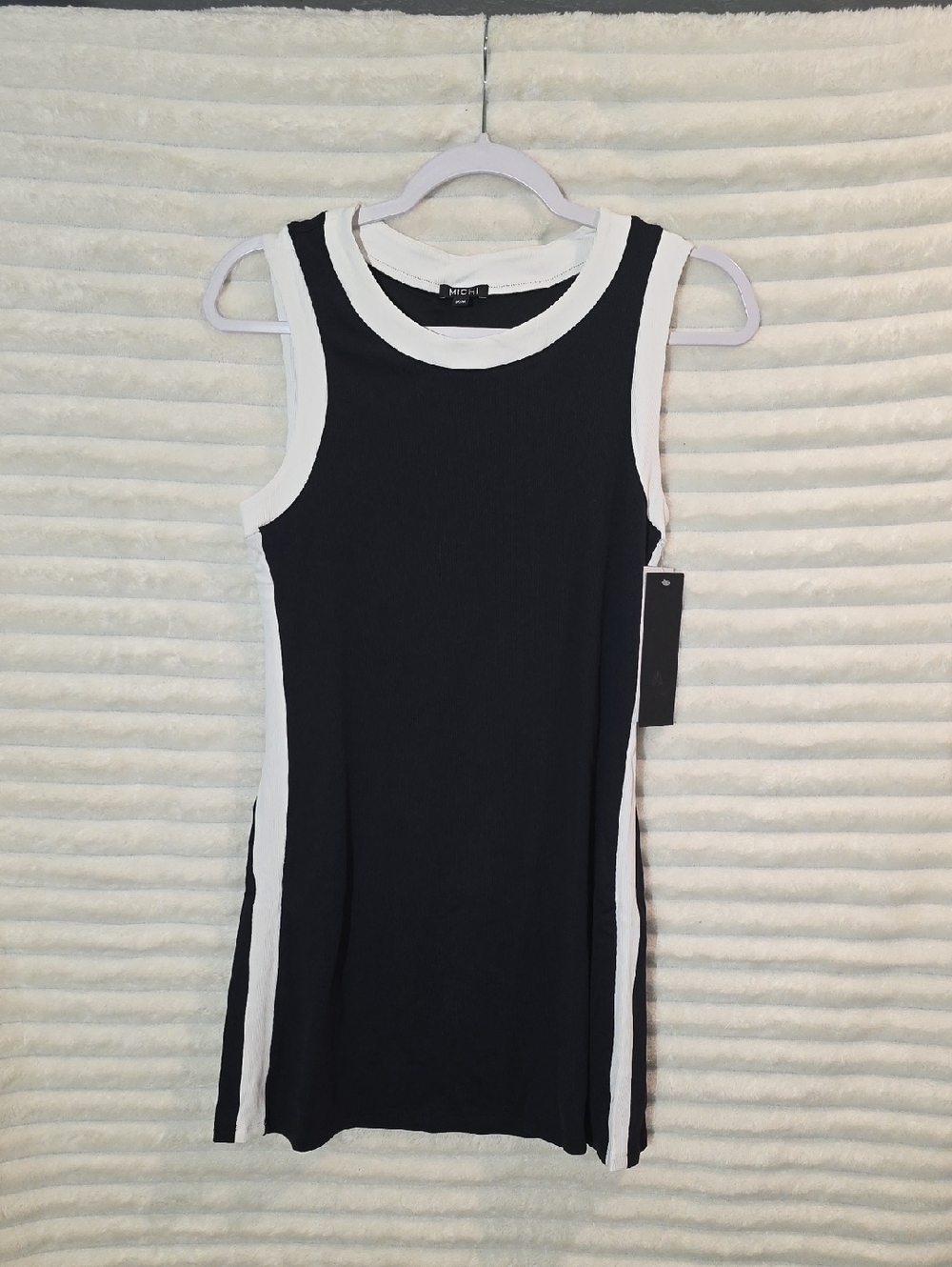 0150 Ivy Dress Black/white